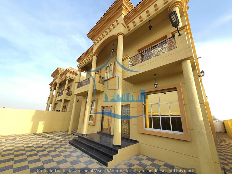Villa for sale behind Nesto Mall stone face Super deluxe finishing A large building area at the price of a cat
