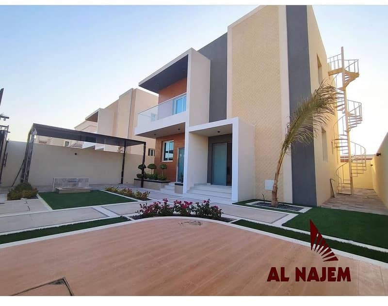 For rent a villa in Ajman al Zahia area the first residen. . .