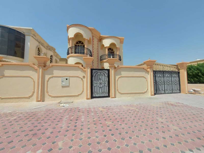 New villa available for rent in Al Mowaihat 2'', 5 master bedrooms, large hall, one storage room, this villa has 5000 square feet of floor area, near