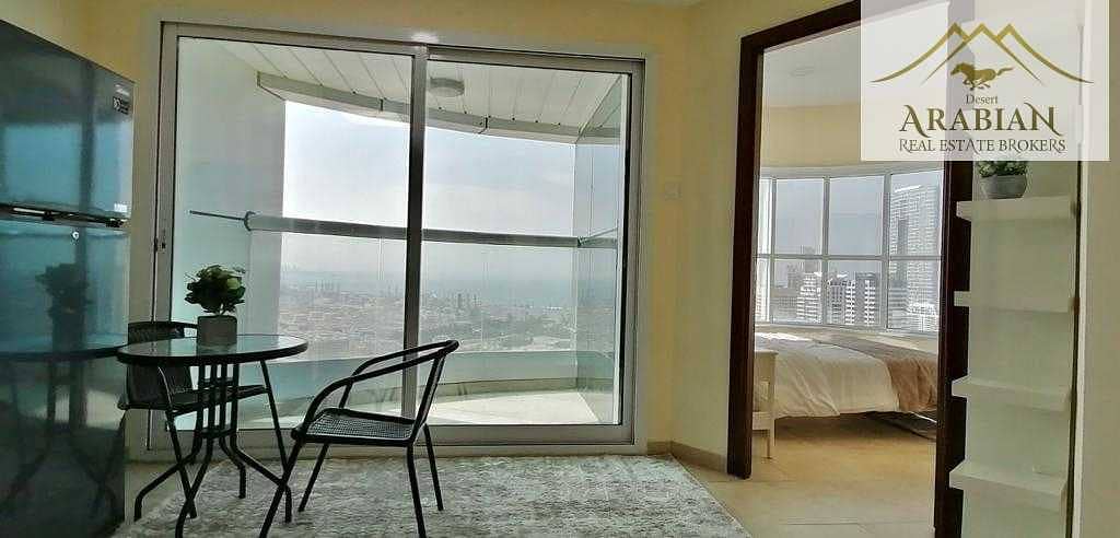 9 Panoramic sea view | Fully Furnished | Marina View