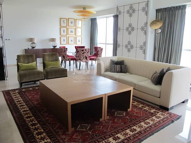 Wonderful unfurnished 3 bedroom + maids room apartment available for rent