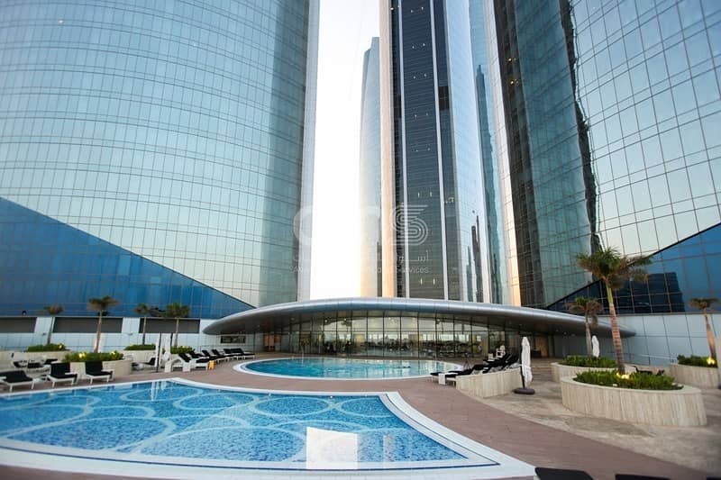 Desirable four bedroom apartment  for rent in Etihad Towers