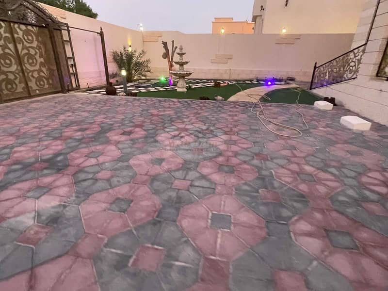 6 Good Offer For Sale - Villa VIP in Khalifa city A - 120 X 110 - Good  location  - Garden - stone - 7 Beed rooms -