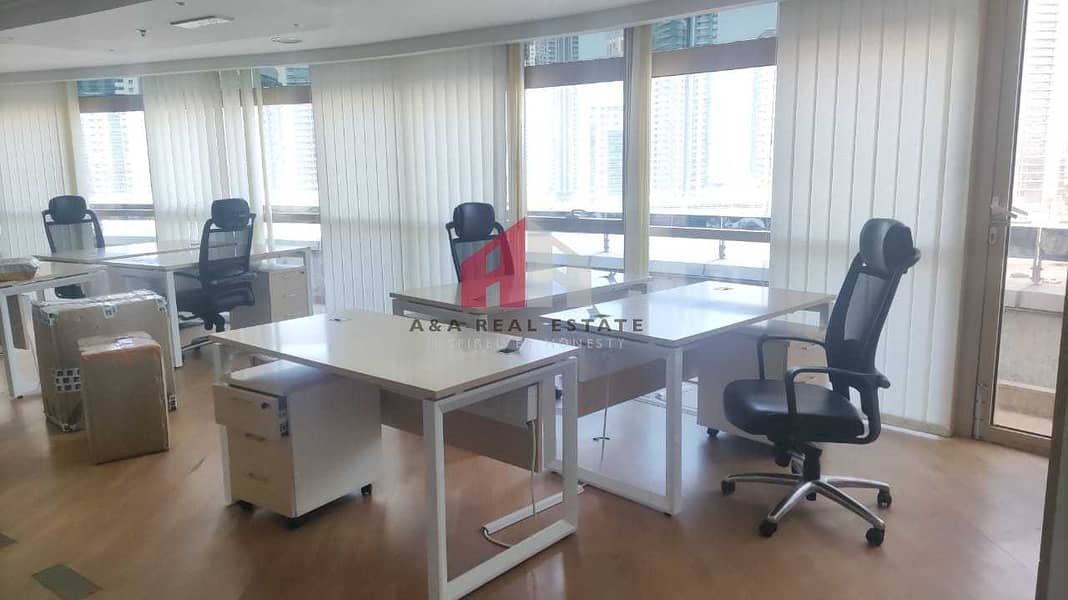 2 Semi furnished with partitioned office for Rent in Fortune Executive Tower