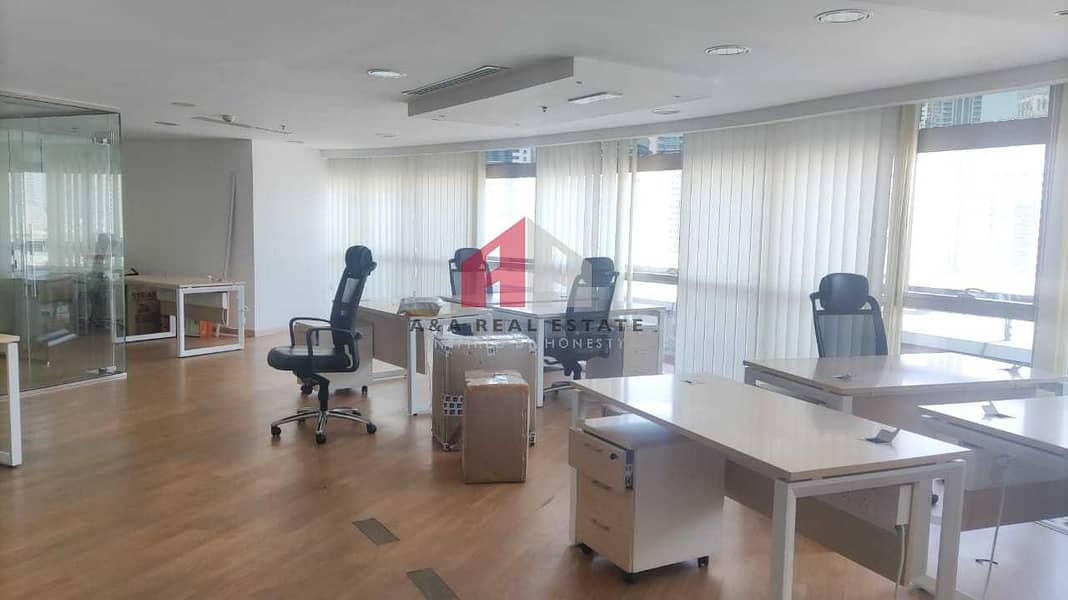 7 Semi furnished with partitioned office for Rent in Fortune Executive Tower