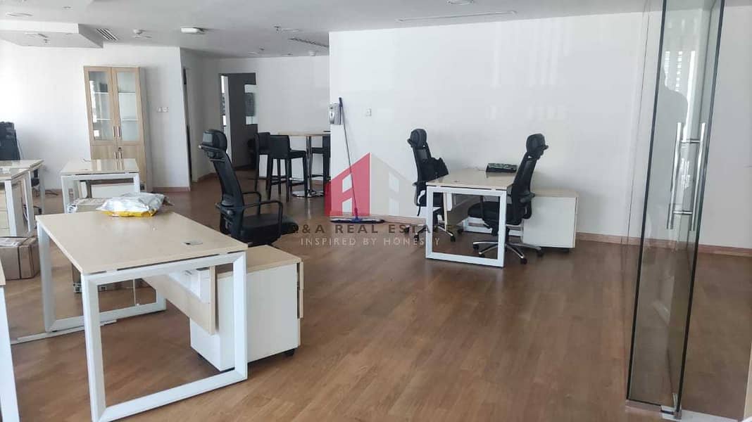 8 Semi furnished with partitioned office for Rent in Fortune Executive Tower