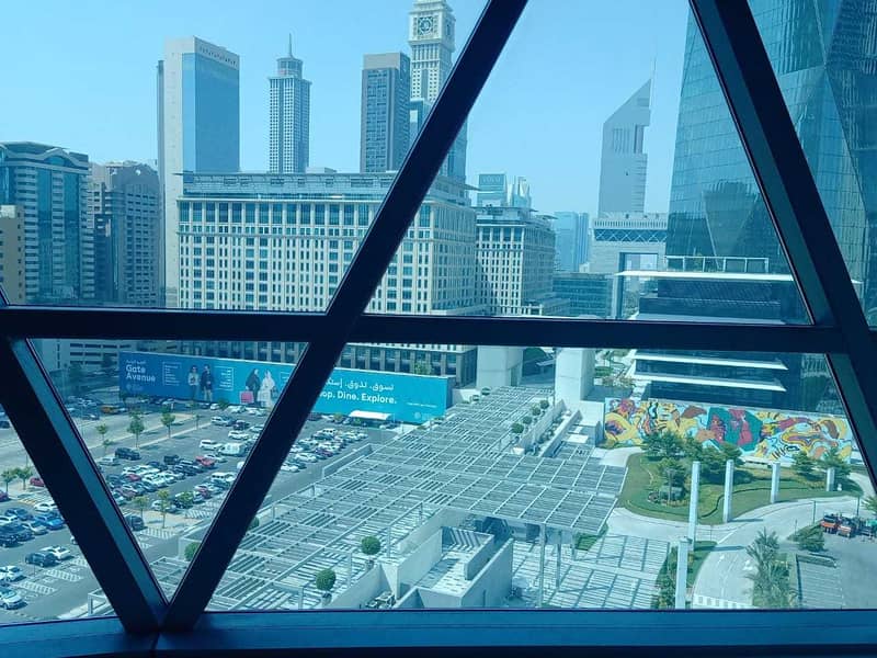 1 Month Free | Ready Fitted Office | DIFC - Damac Park Tower | Yearly AED: 100K