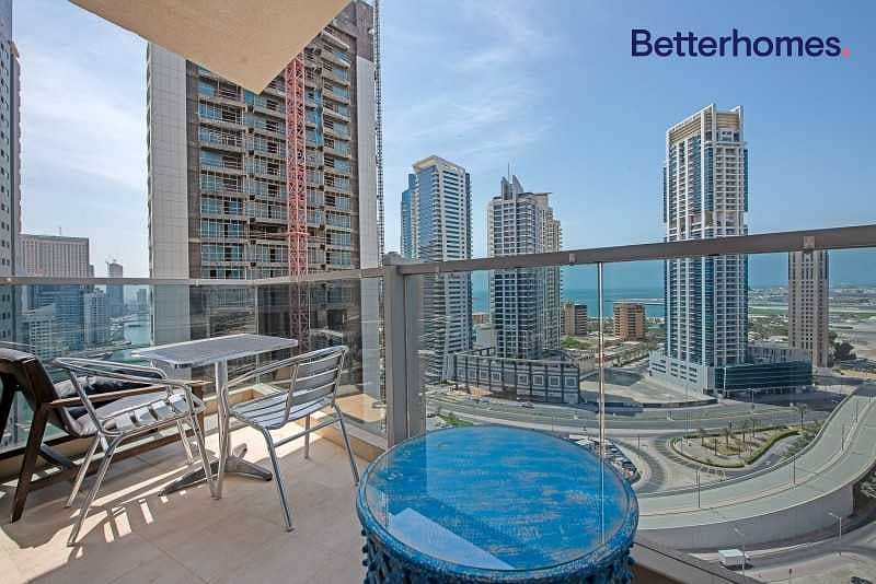11 Large 1 Bed | Furnished | Marina & Palm View
