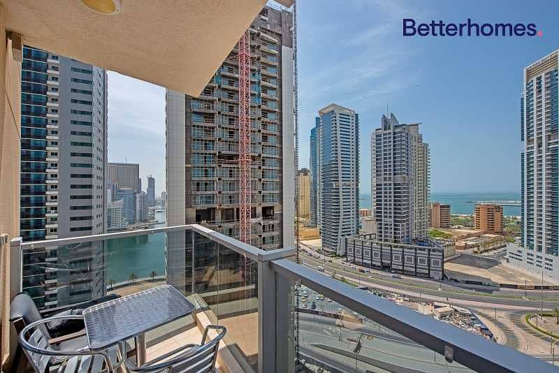 12 Large 1 Bed | Furnished | Marina & Palm View