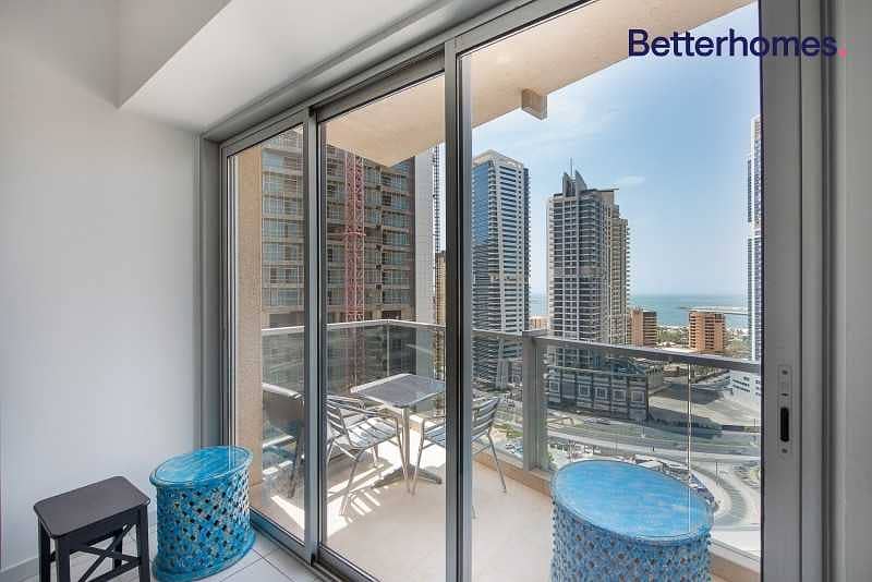 13 Large 1 Bed | Furnished | Marina & Palm View