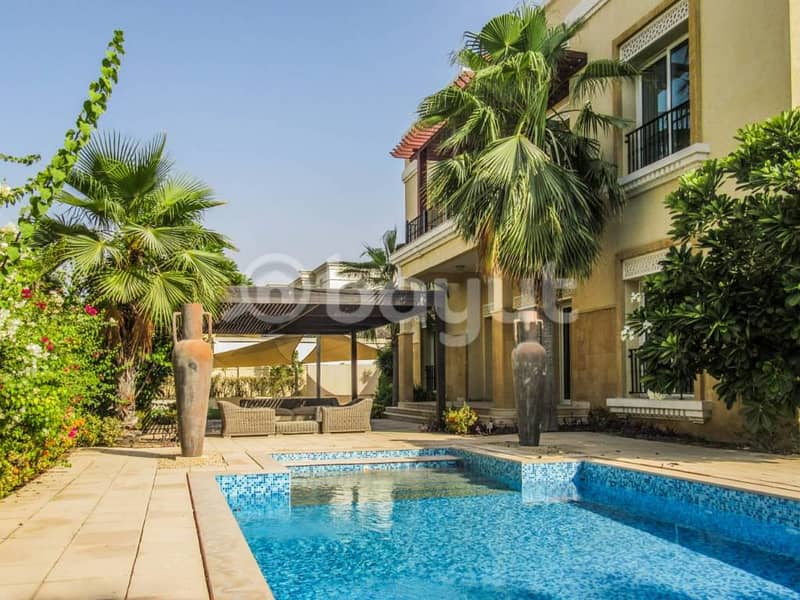 6 Bedroom Villa for Sale in Emirates hills for only AED 28.5 Million