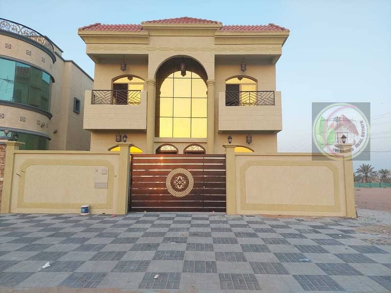 Arabic design villa for sale freehold villa for all nationalities with the possibility of bank financing
