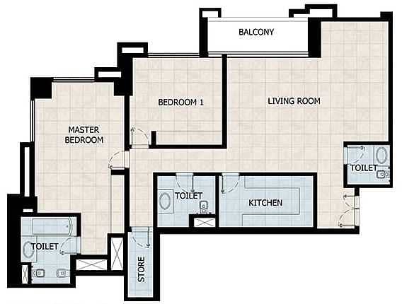14 Spacious Two Bedroom | Desirable Layout