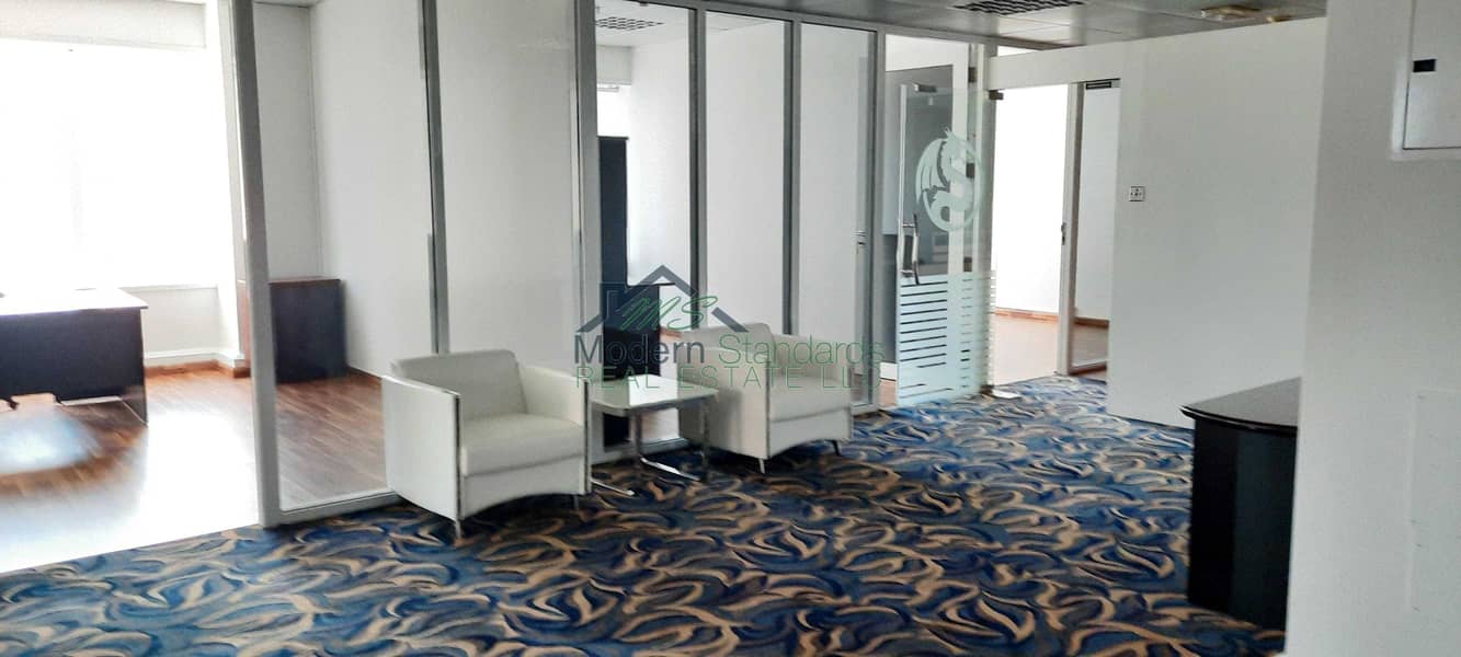 5 Lavish Furnished Office | Close To Metro | Sheikh Zayed Road