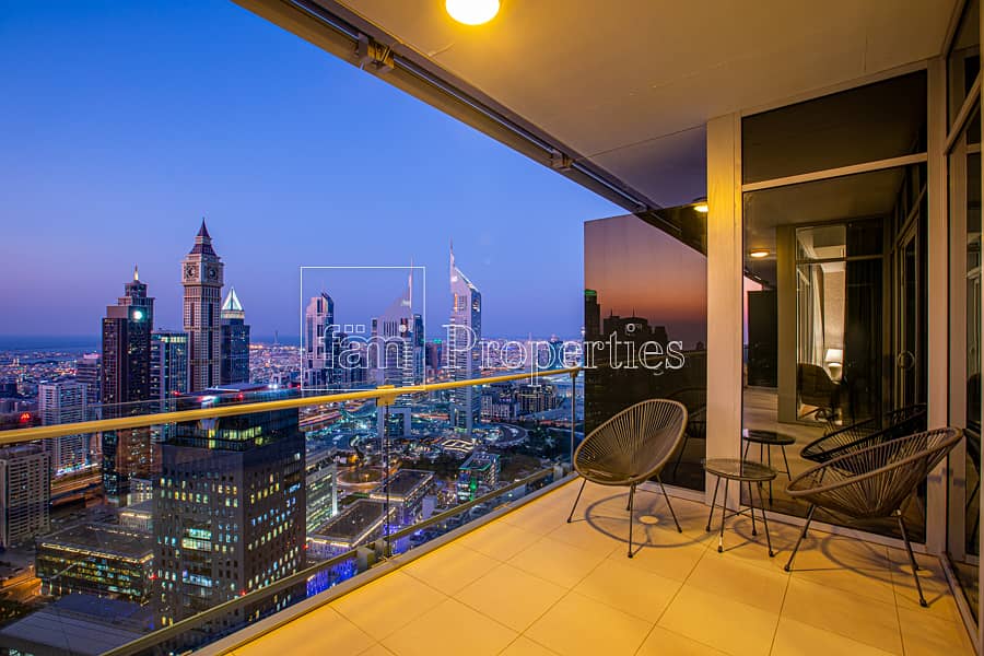 13 Skyline & Sheikh Zayed Road View | 1B | Swanky Interiors