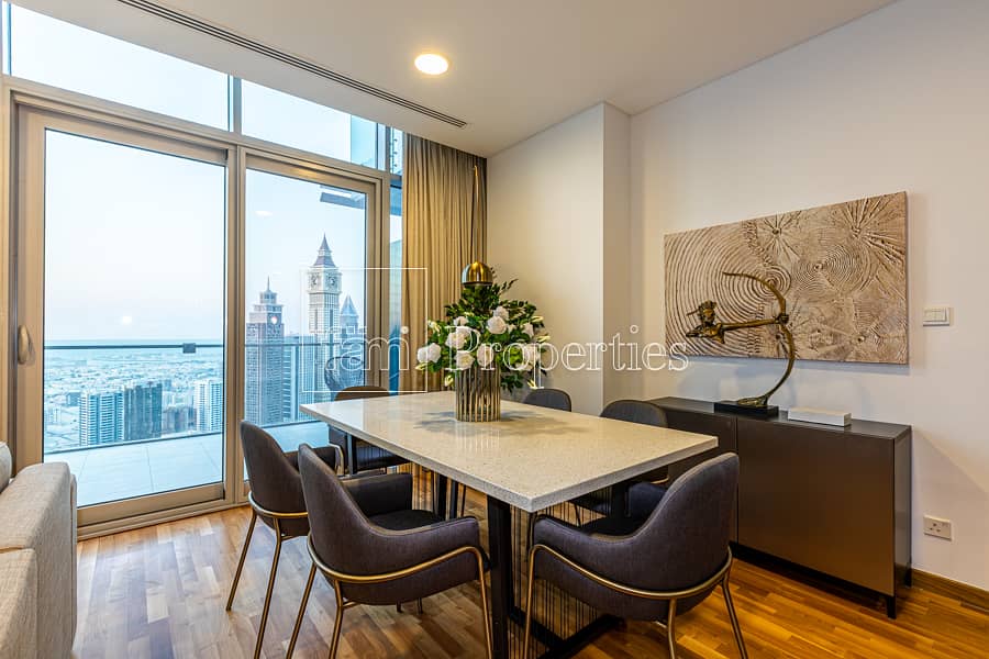 7 Duplex | Sheikh Zayed Road & Skyline View | Vast Living Space