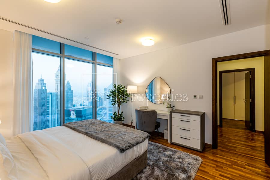 14 Duplex | Sheikh Zayed Road & Skyline View | Vast Living Space