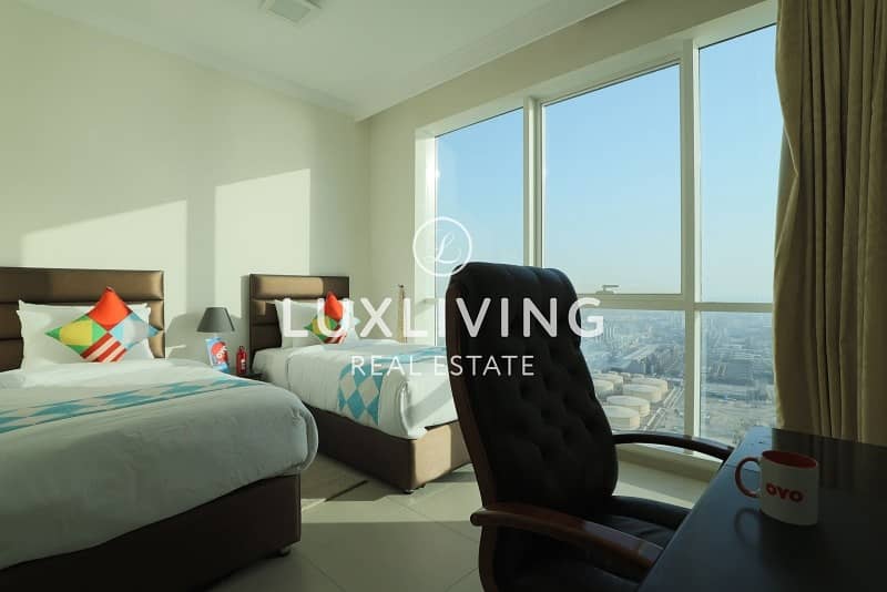 10 Panoramic Sea View | High Floor |2 Bedroom + Maids