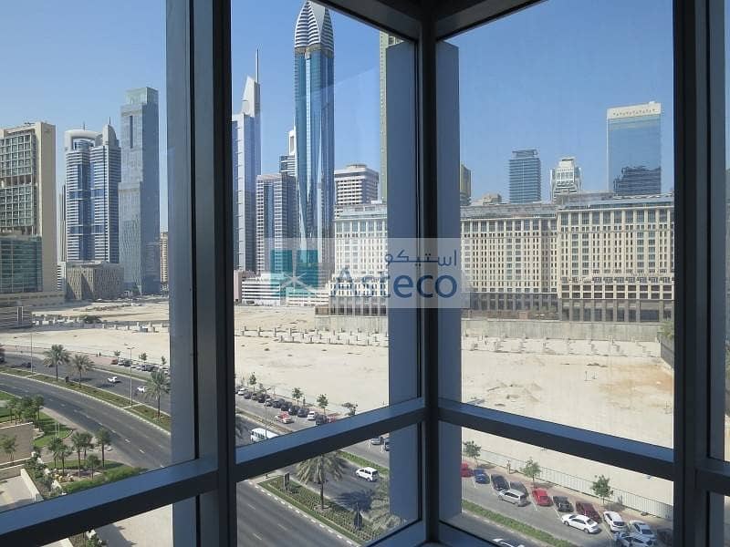 Huge open plan office for lease in Burj Daman