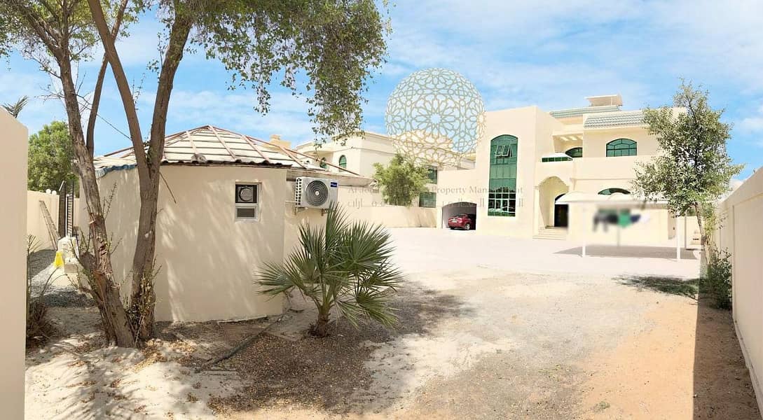 2 STAND ALONE TRADITIONAL 6 MASTER BEDROOM VILLA WITH MAJLIS OUTSIDE FOR RENT IN KHALIFA CITY A