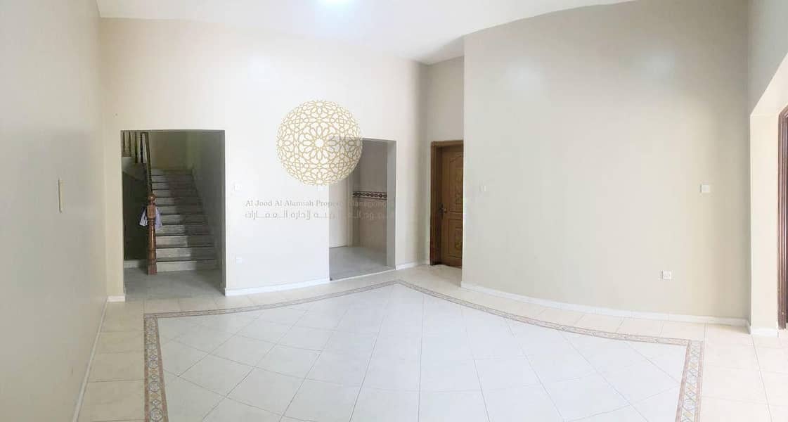 12 STAND ALONE TRADITIONAL 6 MASTER BEDROOM VILLA WITH MAJLIS OUTSIDE FOR RENT IN KHALIFA CITY A