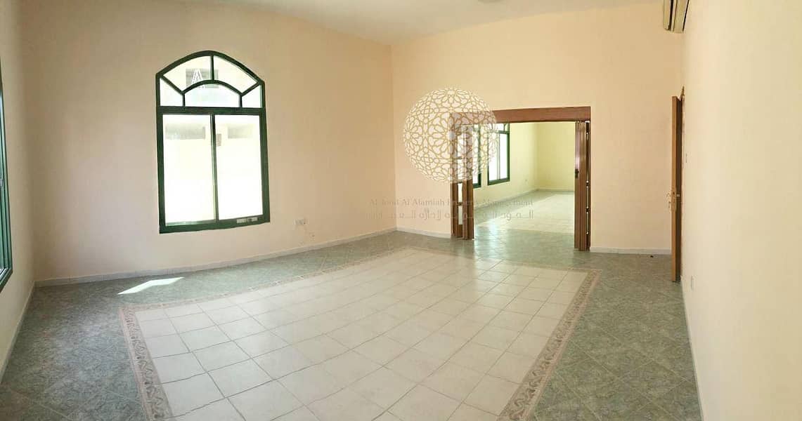 13 STAND ALONE TRADITIONAL 6 MASTER BEDROOM VILLA WITH MAJLIS OUTSIDE FOR RENT IN KHALIFA CITY A