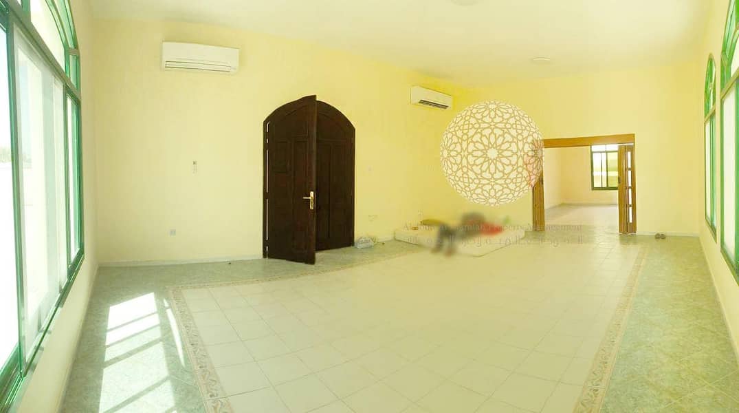 16 STAND ALONE TRADITIONAL 6 MASTER BEDROOM VILLA WITH MAJLIS OUTSIDE FOR RENT IN KHALIFA CITY A