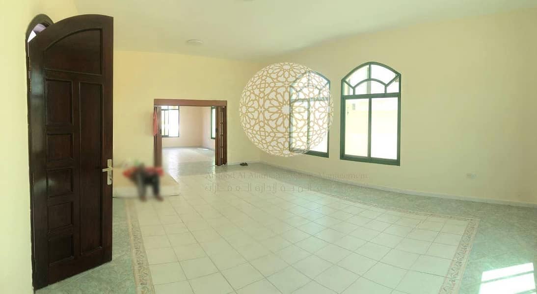 17 STAND ALONE TRADITIONAL 6 MASTER BEDROOM VILLA WITH MAJLIS OUTSIDE FOR RENT IN KHALIFA CITY A