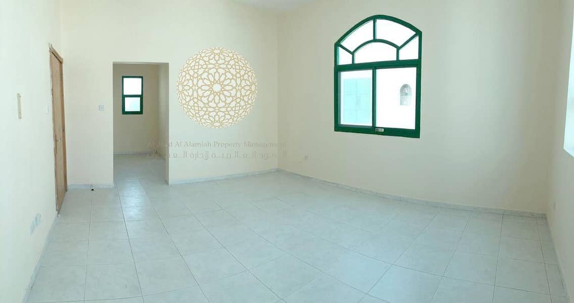 18 STAND ALONE TRADITIONAL 6 MASTER BEDROOM VILLA WITH MAJLIS OUTSIDE FOR RENT IN KHALIFA CITY A