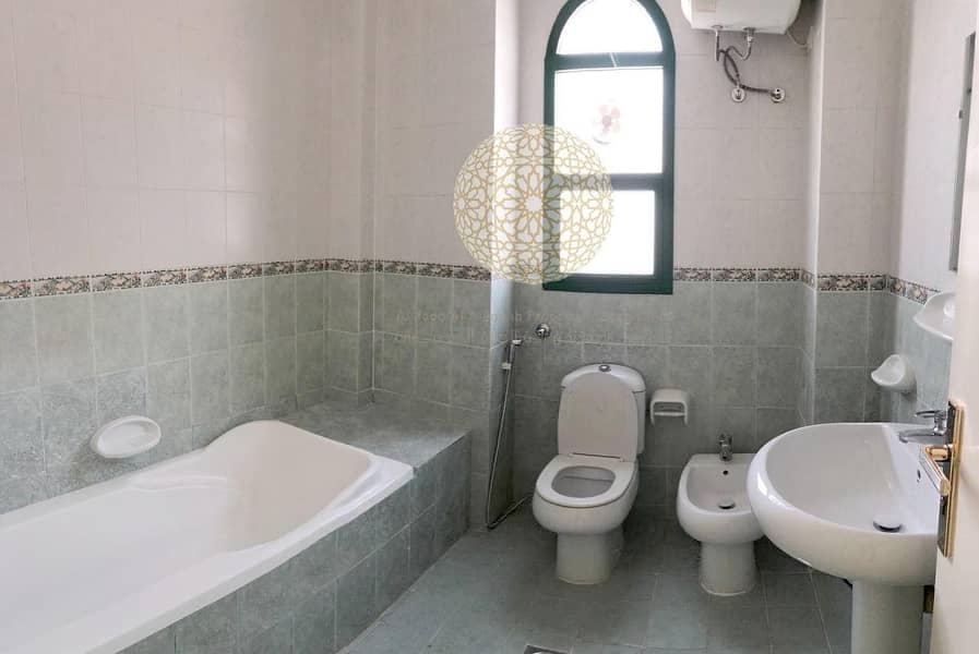 39 STAND ALONE TRADITIONAL 6 MASTER BEDROOM VILLA WITH MAJLIS OUTSIDE FOR RENT IN KHALIFA CITY A