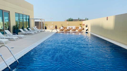 Brand new lavish style building in jumeirah garden city rent 70k