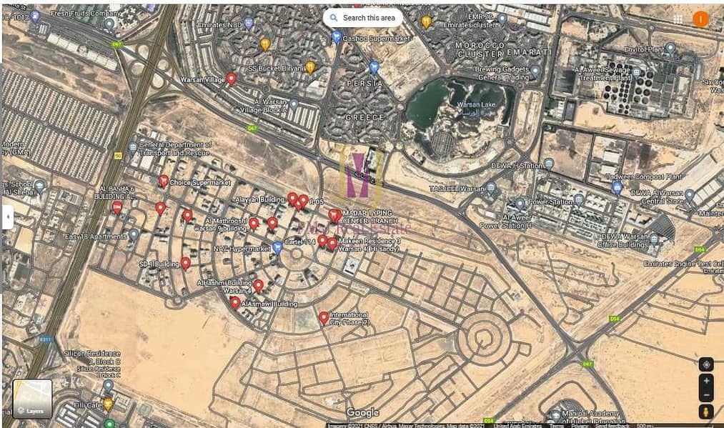 ارض استخدام متعدد في المدينة العالمية 3199999 درهم - 5403906