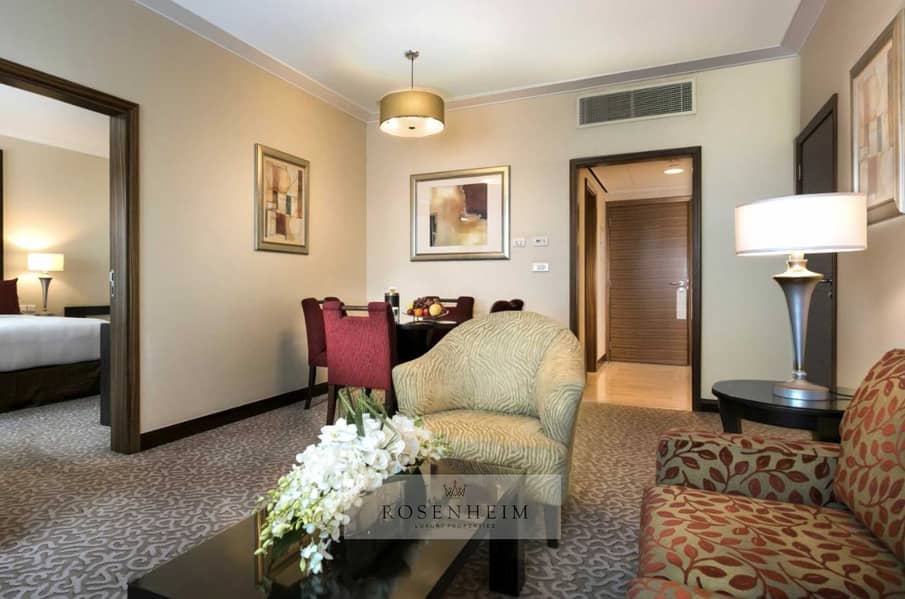 位于迪拜市中心 2 卧室的酒店式公寓 192000 AED - 5404125