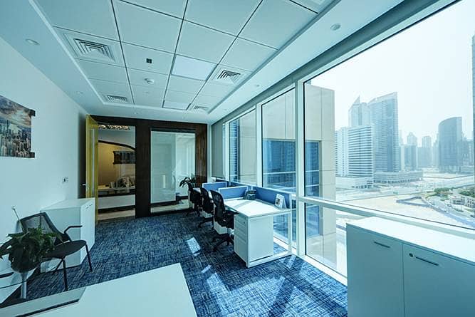 Premium Offices at Business Bay with Burj Khalifa view
