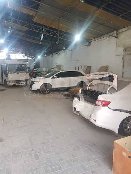 Warehouse with Open Area for Car Workshop for Rent Ind. Area-2