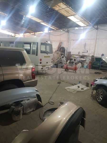 2 Warehouse with Open Area for Car Workshop for Rent Ind. Area-2