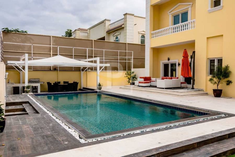 3 Upgraded 6 Br Plus Maid's room Luxury Villa   Private Pool in Al Barsha