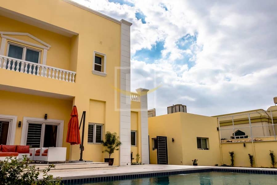 4 Upgraded 6 Br Plus Maid's room Luxury Villa   Private Pool in Al Barsha