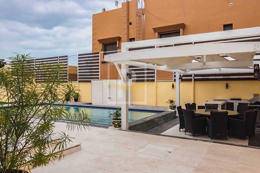 5 Upgraded 6 Br Plus Maid's room Luxury Villa   Private Pool in Al Barsha