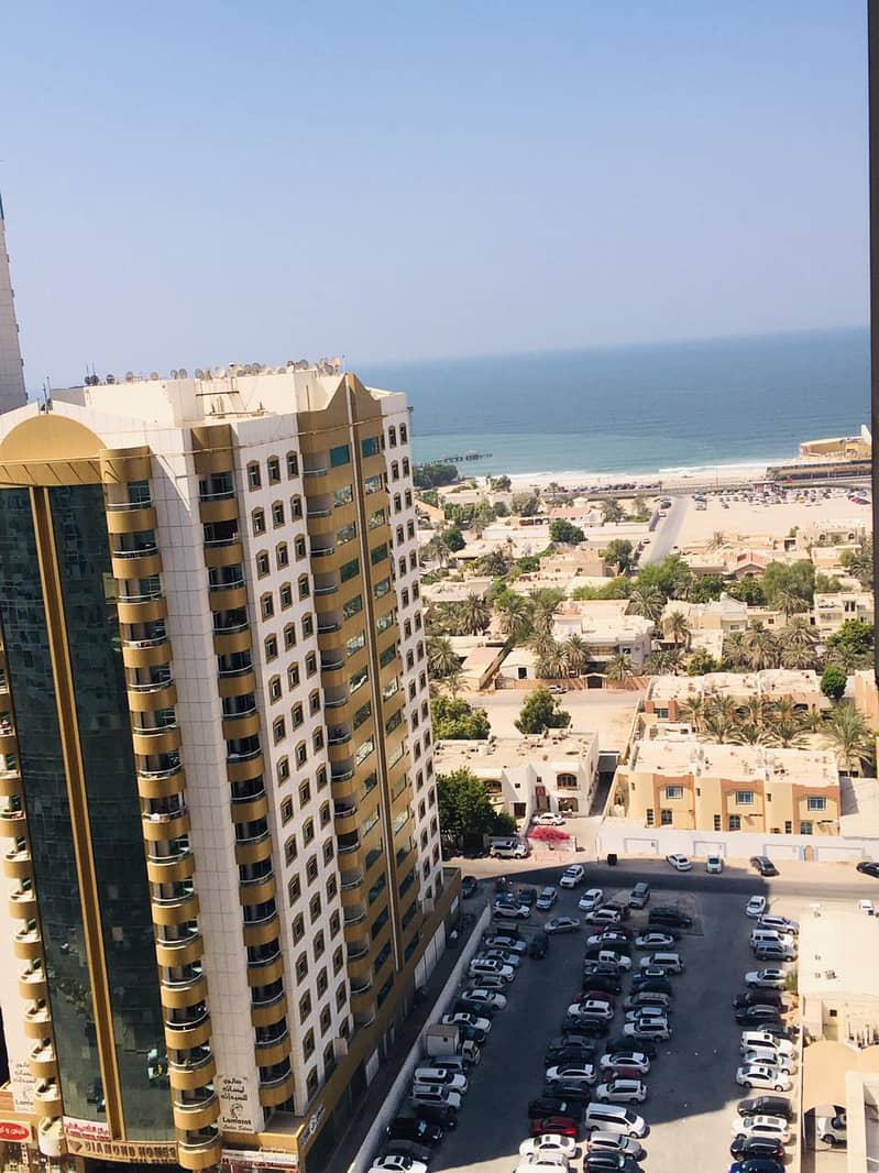 1 bhk partial sea view with car parking for sale in Ajman one tower