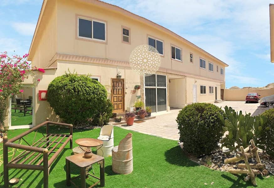 2 GOLDEN DEAL!! 4 BEDROOM COMPOUND VILLA WITH MAID ROOM FOR RENT IN KHALIFA CITY A