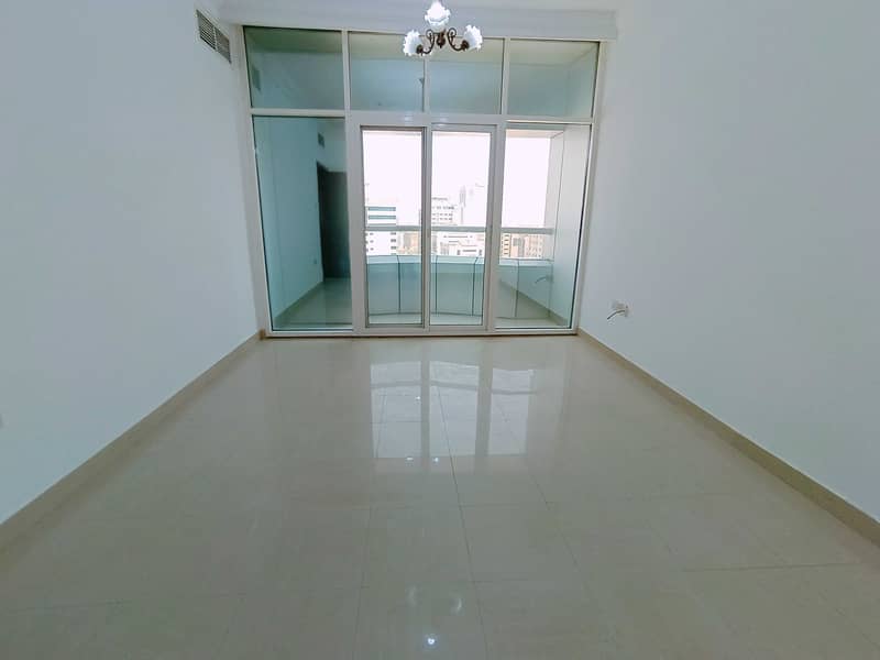 Lavish 1bhk with balcony, wardrobes master bedroom, gym pool kids playing area free in al taawun