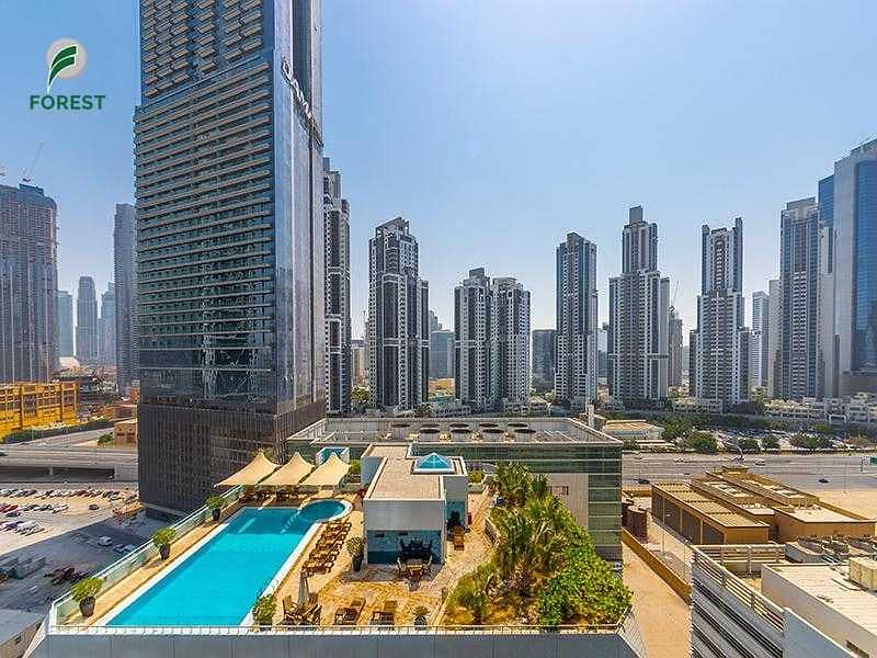 22 Middle Unit | Mid Floor 2 BR | Burj Khalifa View