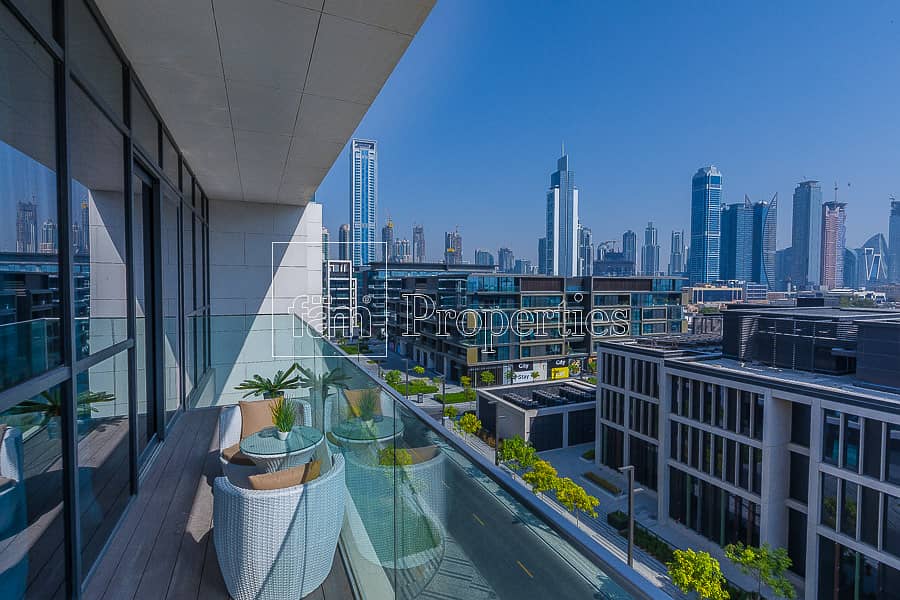 HIGH FLOOR | FULLY FURNISHED | SKYLINE VIEW!