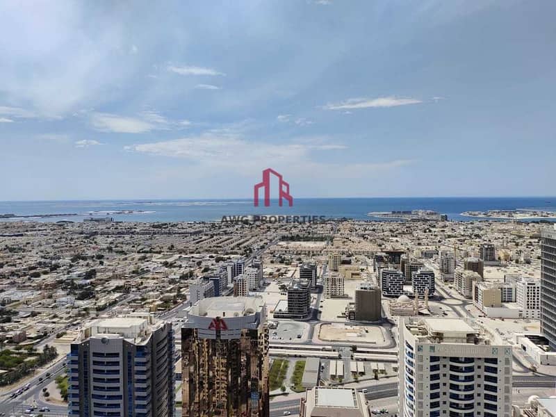 12 SEA VIEW!BURJ VIEW!1 MONTH FREE! SEMI FURNISHED KITCHEN!