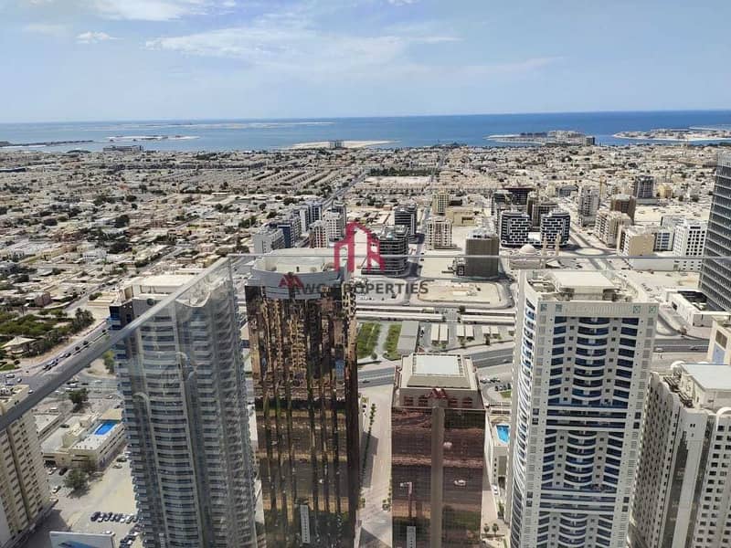 13 SEA VIEW!BURJ VIEW!1 MONTH FREE! SEMI FURNISHED KITCHEN!