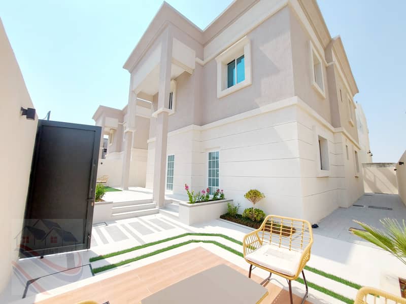 Villa for sale, the first inhabitant of the villa, furnished and adaptations, a vehicle, a modern villa for sale, one of the most luxurious villas in