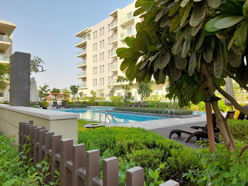 Cool I Calm I Gated Community I 1BHK Only 42K I Pool Garden Parking Free I Al Zahia