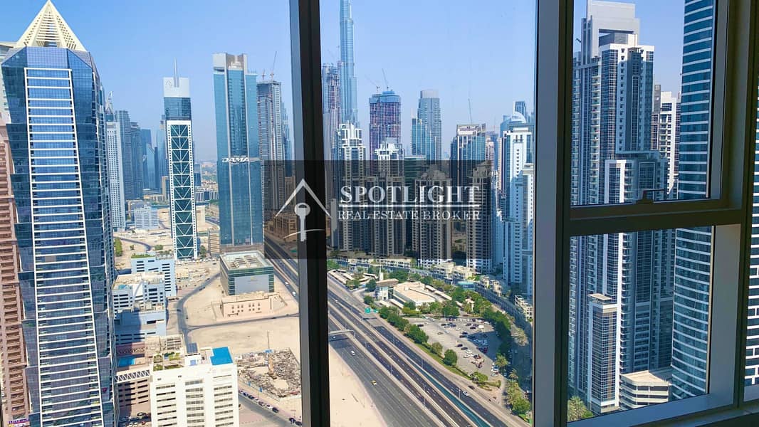 9 New Tower | 1-Br + Maid | Burj Khalifa View | Walk To Metro | Lowest Price