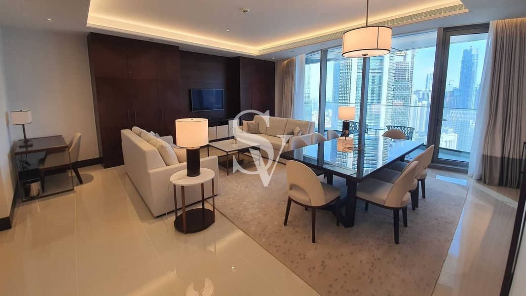 2 Ultra-Luxurious | High Floor | Burj View
